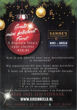 Flyer schoolfotograaf achterkant